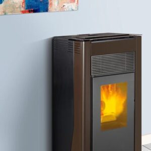 Salamandra a pellets hidro TJ VELIKA CASTANHO 27KW