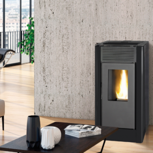 Salamandra a pellets hidro VELIKA 12KW PRETO