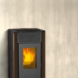 Salamandra a pellets hidro TJ VELIKA CASTANHO 18KW