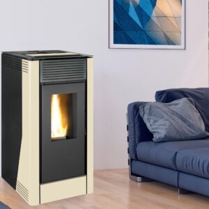 Salamandra a pellets hidro VELIKA BRANCO 16KW